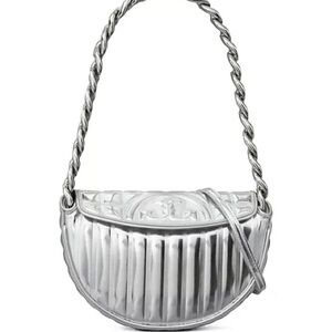 Silver Designer Women's Bag